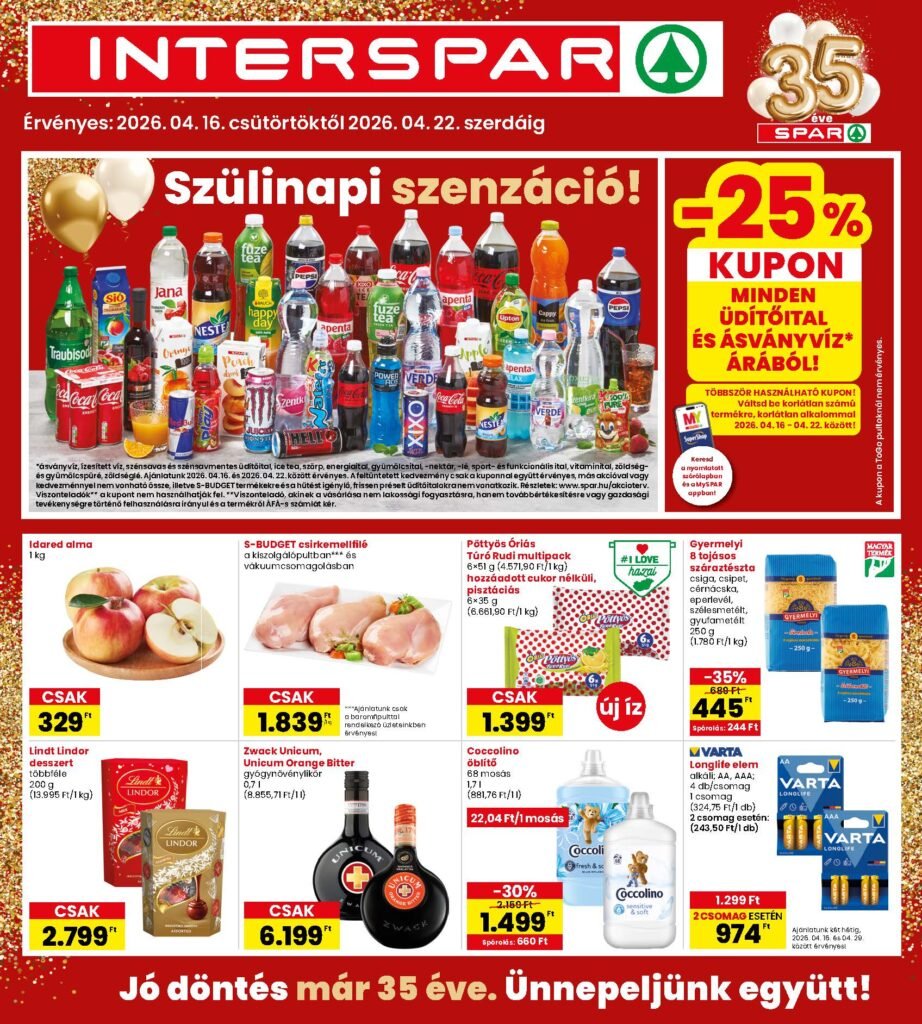 interspar akciós újság 2026 16 hét