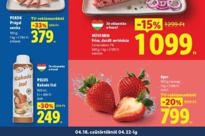 lidl akciós újság 2026 16 hét