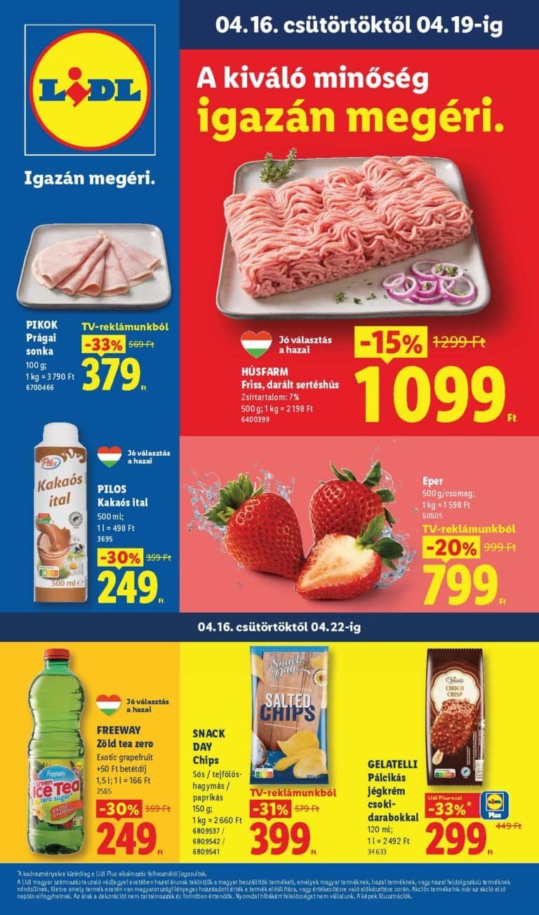 lidl akciós újság 2026 16 hét