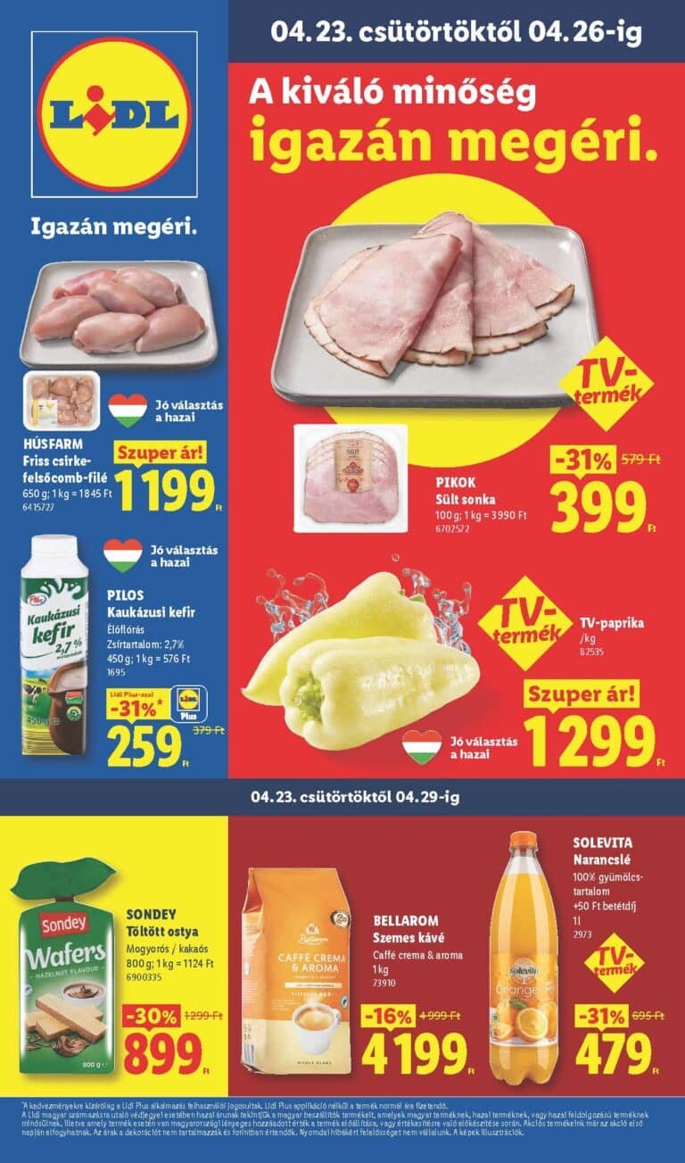 lidl akciós újság 2026 17 hét
