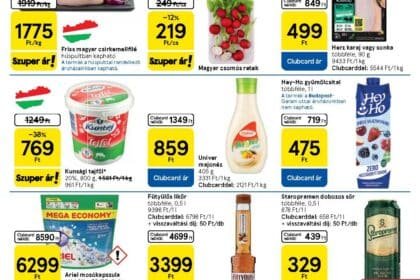 tesco szupermarket akciós újság 2026 16 hét