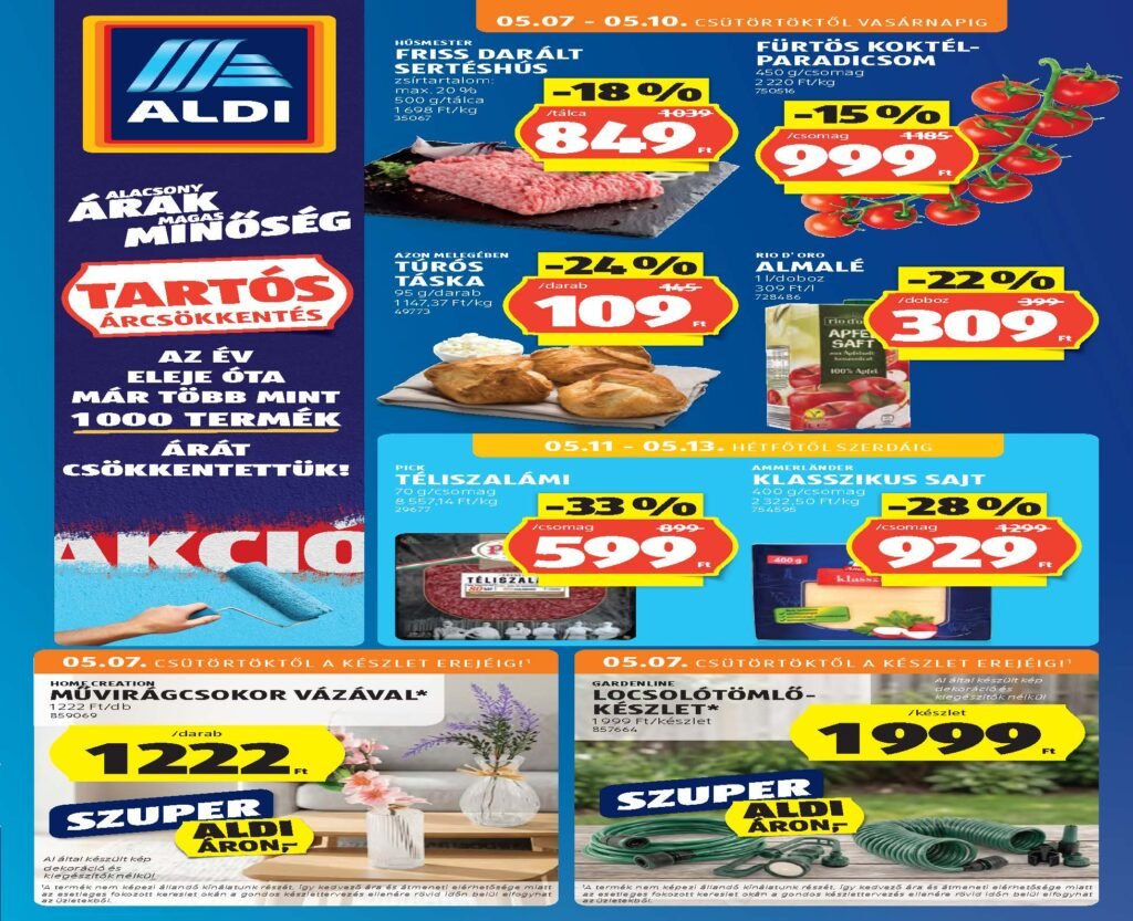 aldi akciós újság 2026 19 hét