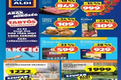 aldi akciós újság 2026 19 hét