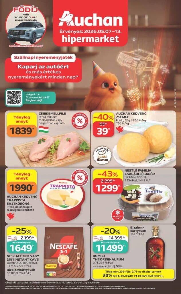 auchan hipermarket akciós újság 2026 19 hét
