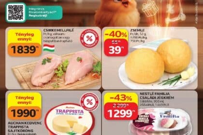 auchan szupermarket akciós újság 2026 19 hét
