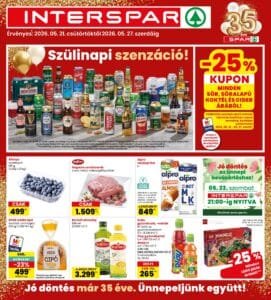 interspar akciós újság 2026 21 hét
