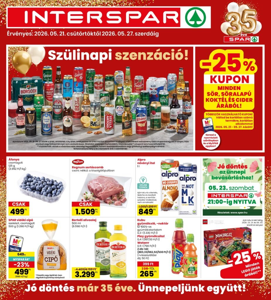 interspar akciós újság 2026 21 hét