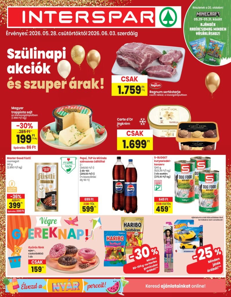 interspar akciós újság 2026 22 hét