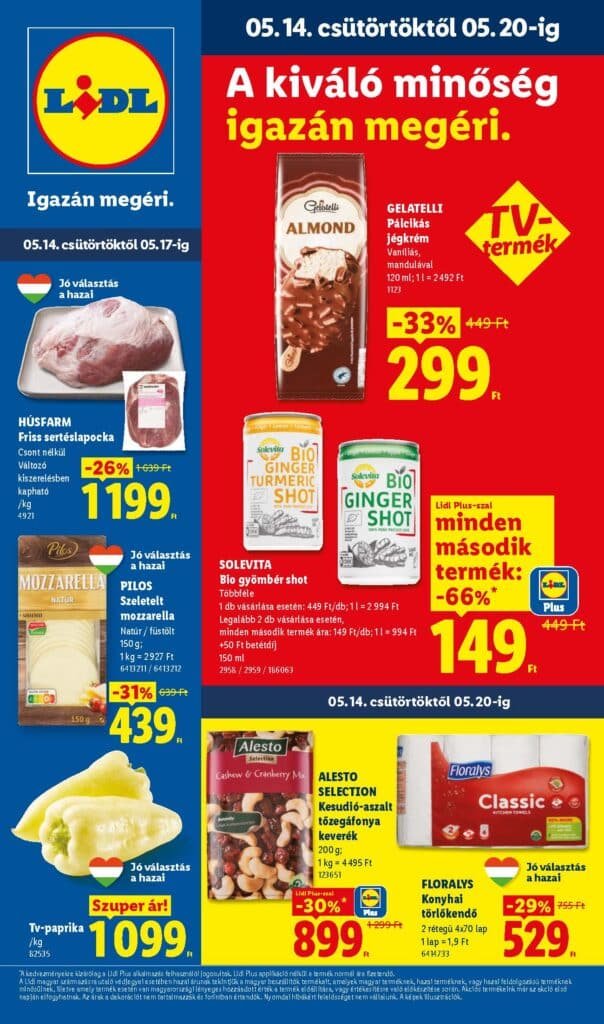lidl akciós újság 2026 20 hét