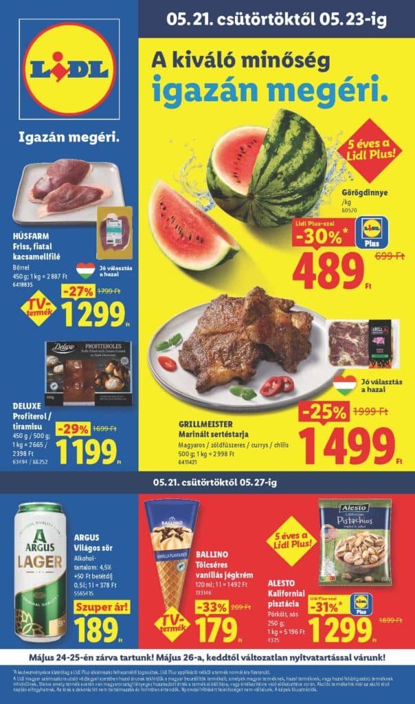 lidl akciós újság 2026 21 hét