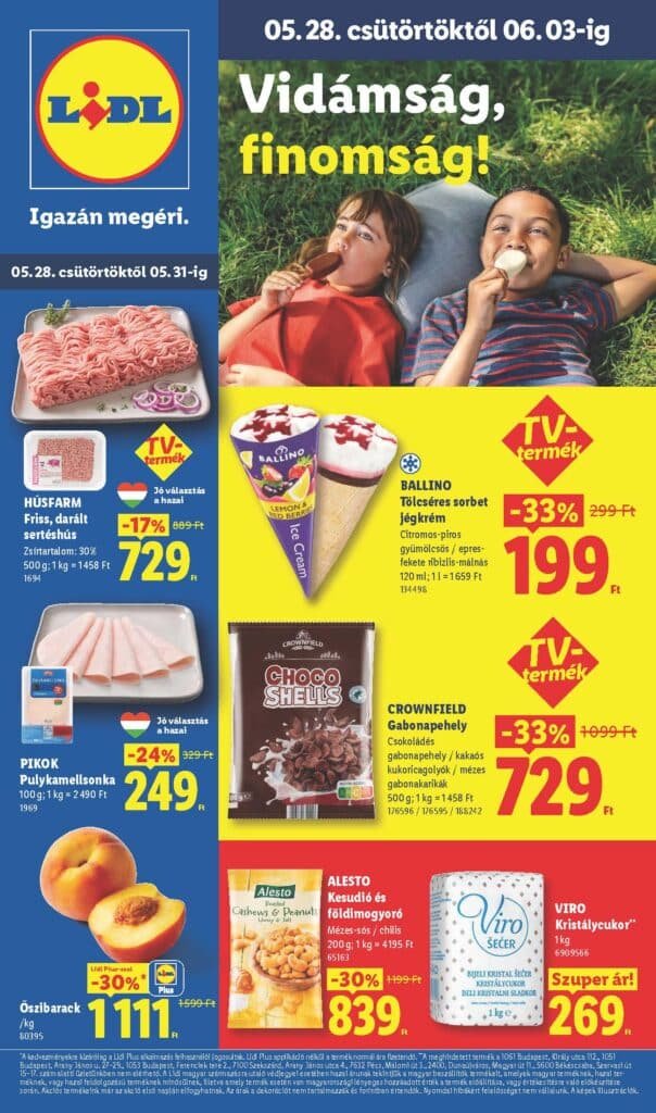 lidl akciós újság 2026 22 hét