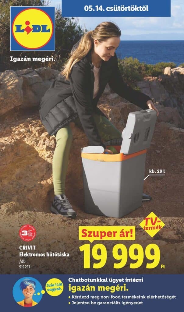 lidl nonfood akciós újság 2026 20 hét