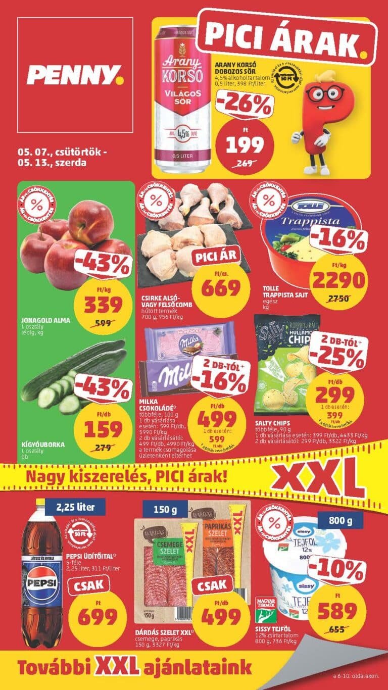 penny akciós újság 2026 19 hét