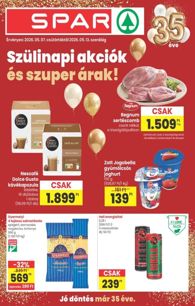 spar akciós újság 2026 19 hét