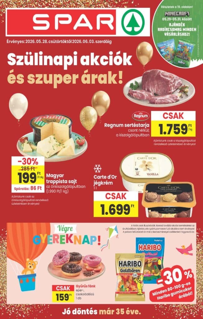 spar akciós újság 2026 22 hét