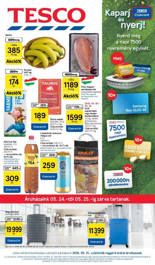 tesco hipermarket akciós újság 2026 21 hét