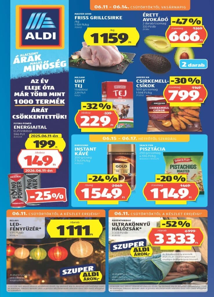 aldi akciós újság 2026 25 hét