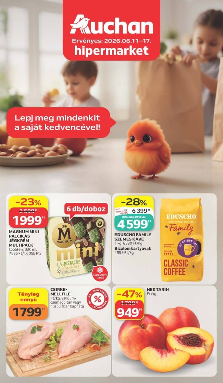 auchan hipermarket akciós újság 2026 24 hét