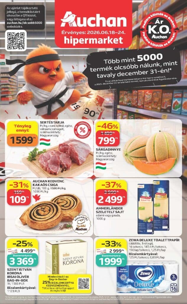 auchan hipermarket akciós újság 2026 25 hét
