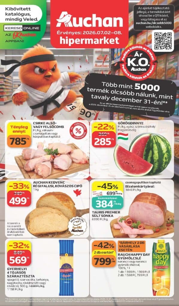 auchan hipermarket akciós újság 2026 27 hét