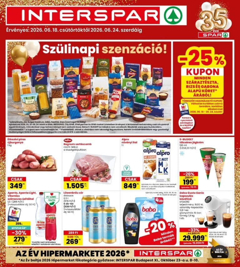 interspar akciós újság 2026 25 hét