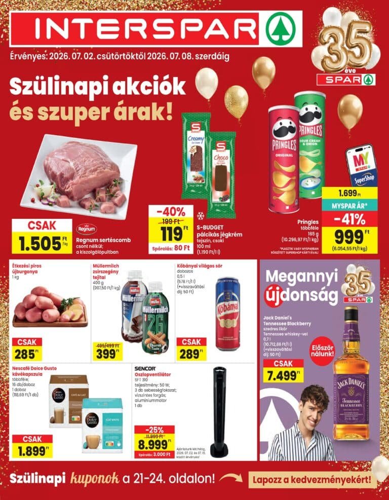 interspar akciós újság 2026 27 hét