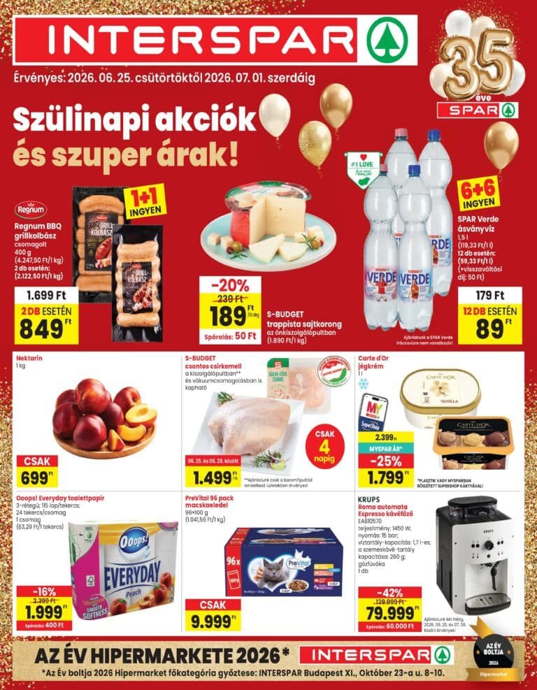 interspar akciós újság 2026 26 hét
