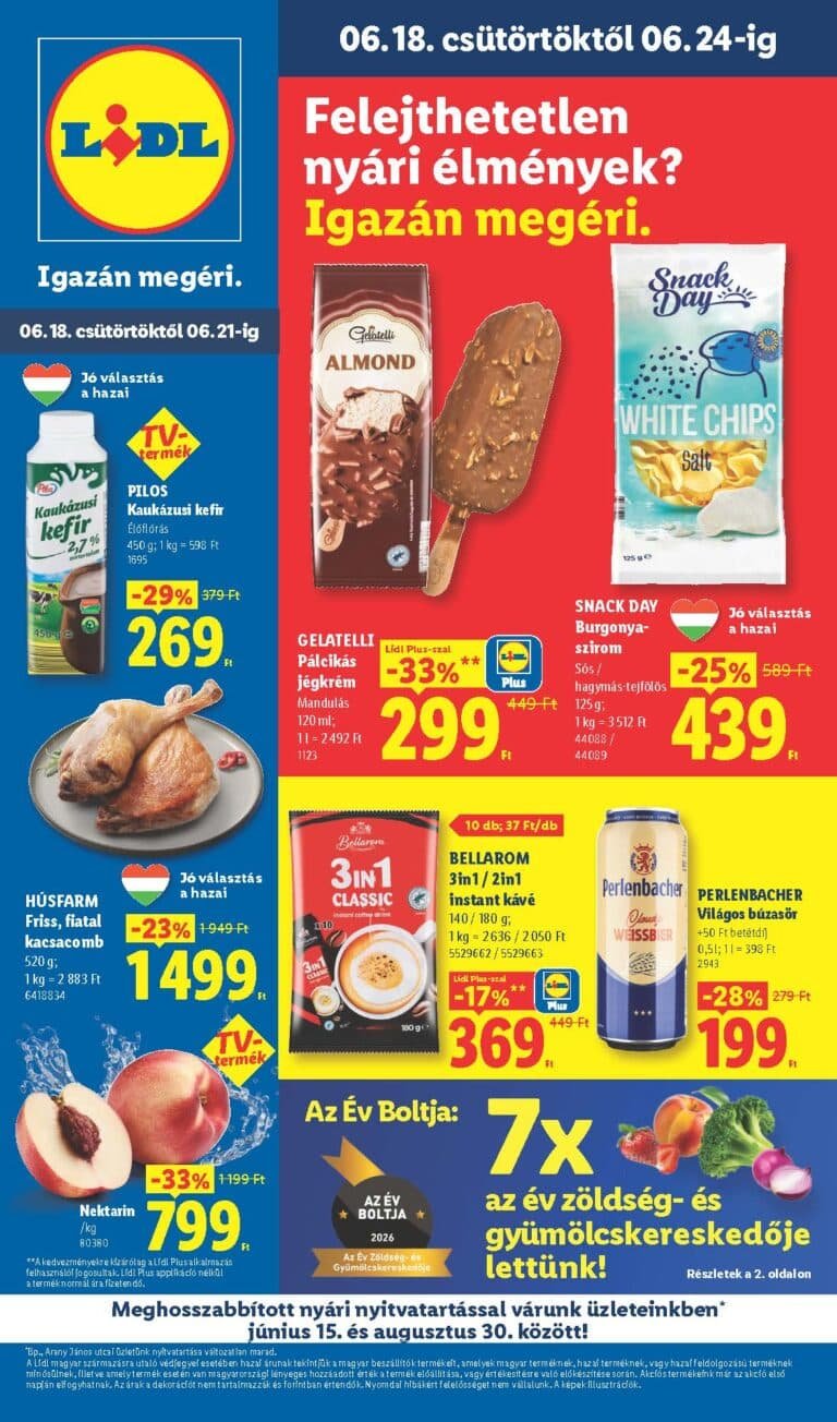 lidl akciós újság 2026 25 hét