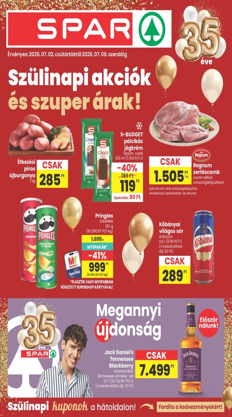 spar akciós újság 2026 27 hét