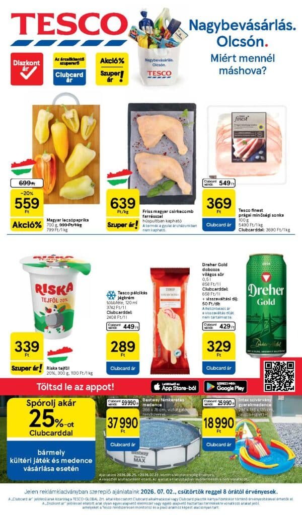 tesco hipermarket akciós újság 2026 27 hét