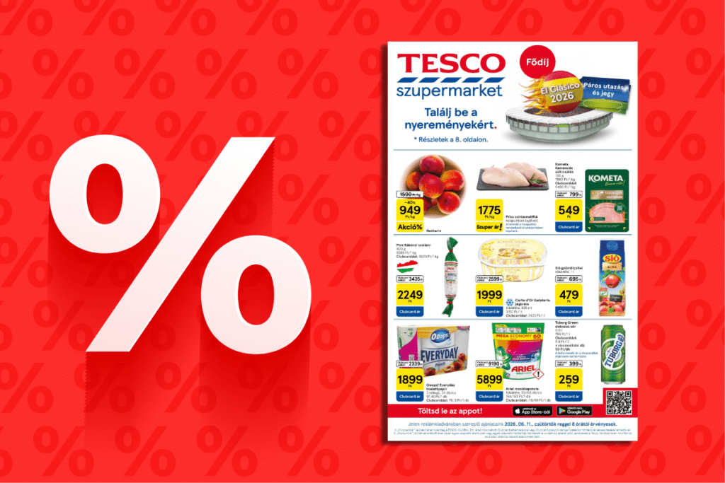 tesco szupermarket akciós újság 2026 24 hét