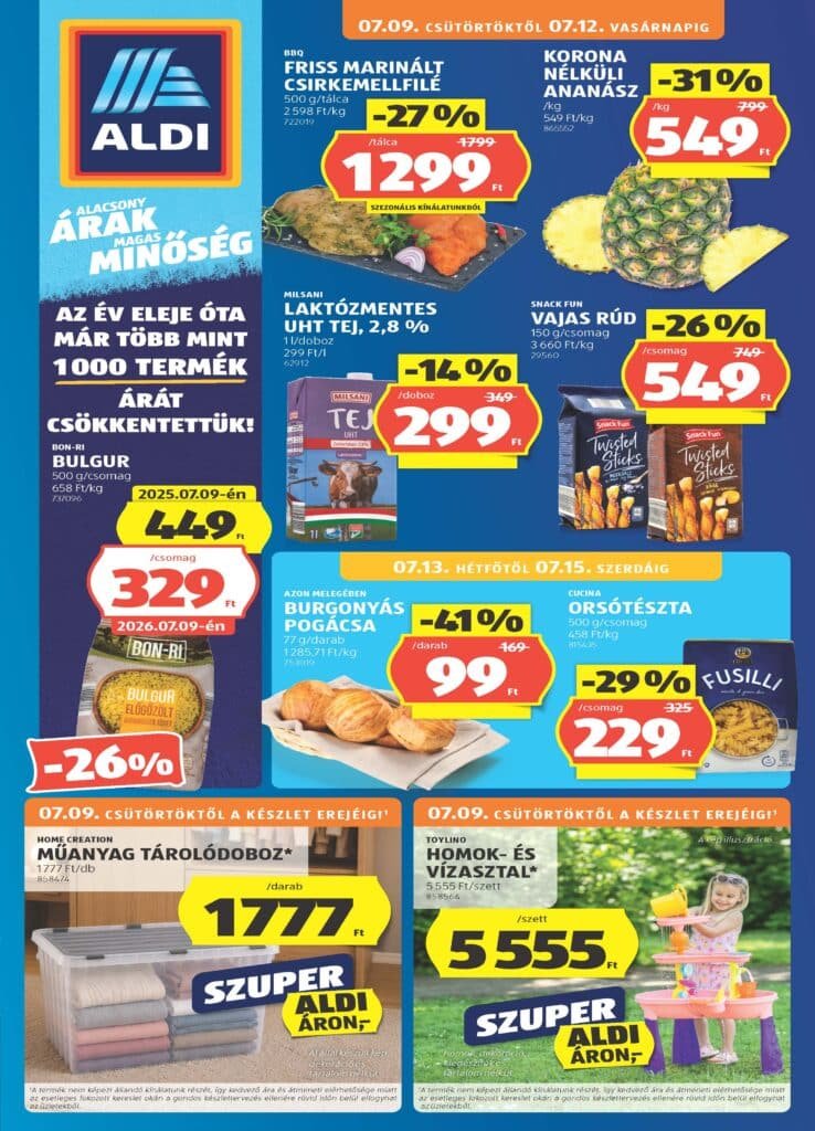 aldi akciós újság 2026 28 hét