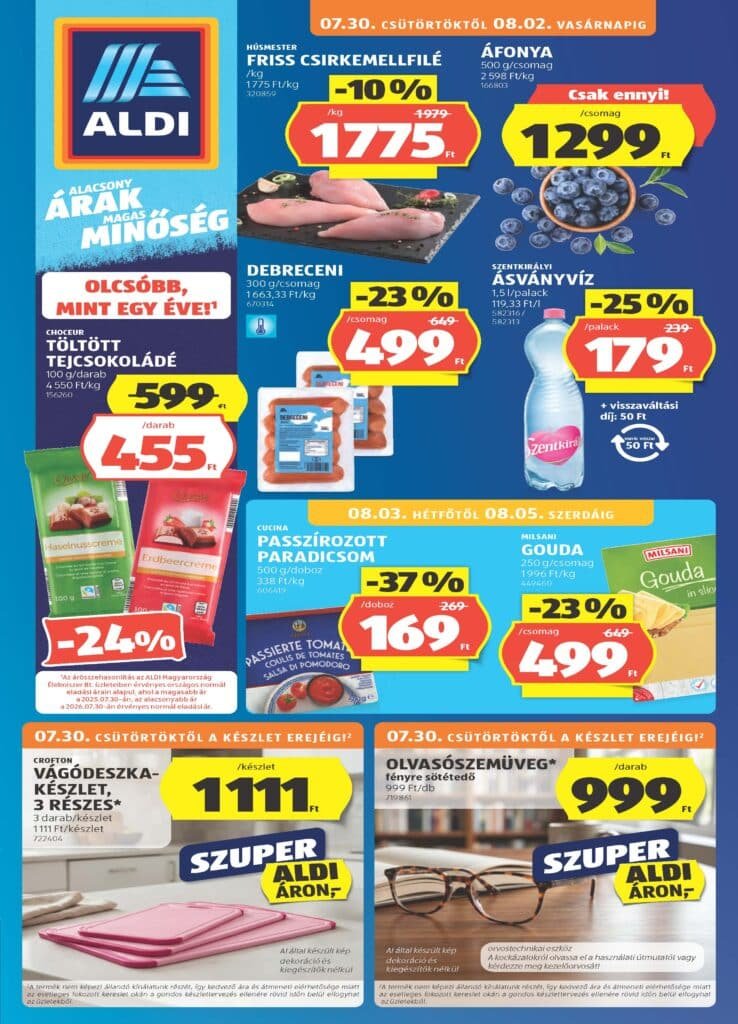 aldi akciós újság 2026 31 hét