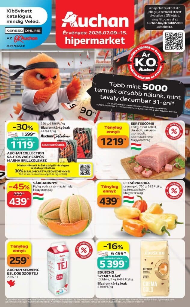 auchan hipermarket akciós újság 2026 28 hét