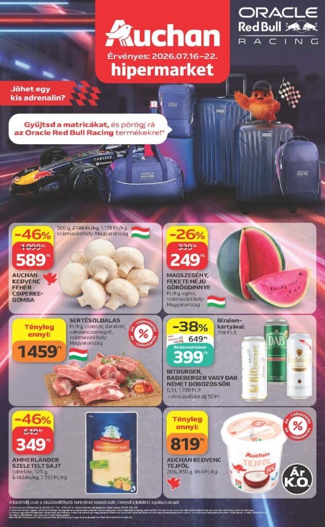 auchan hipermarket akciós újság 2026 29 hét