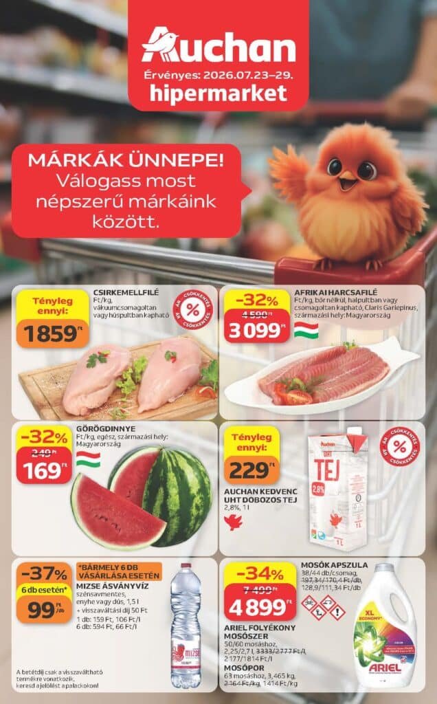 auchan hipermarket akciós újság 2026 30 hét