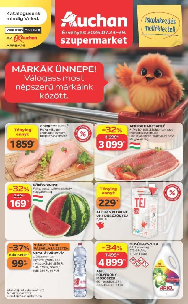 auchan szupermarket akciós újság 2026 30 hét