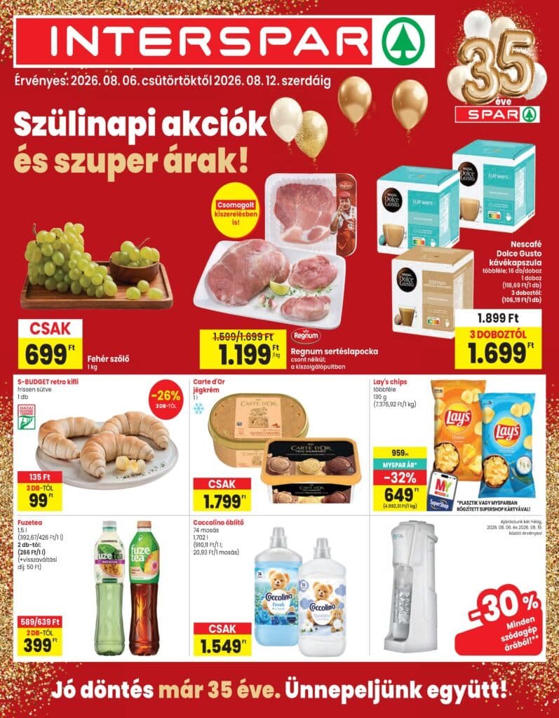 interspar akciós újság 2026 32 hét