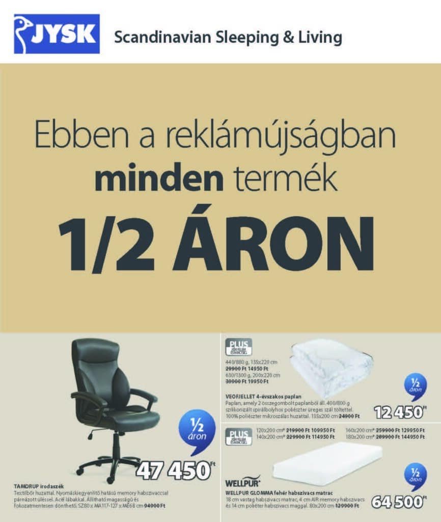jysk akciós újság 2026 07 15