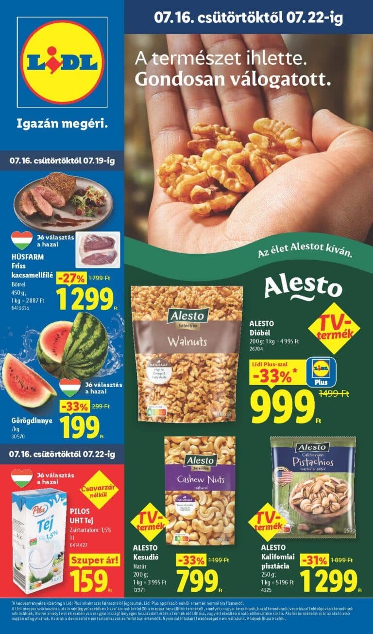 lidl akciós újság 2026 29 hét