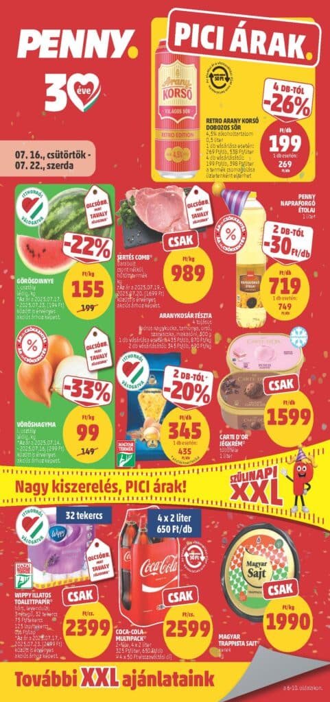 penny akciós újság 2026 29 hét