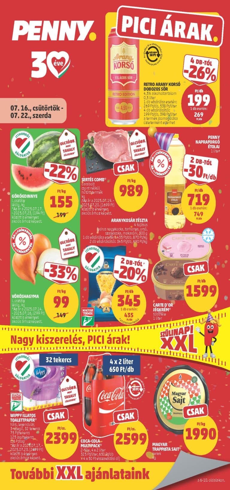 penny akciós újság 2026 29 hét