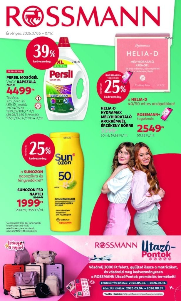 rossmann akciós újság 2026 07 06