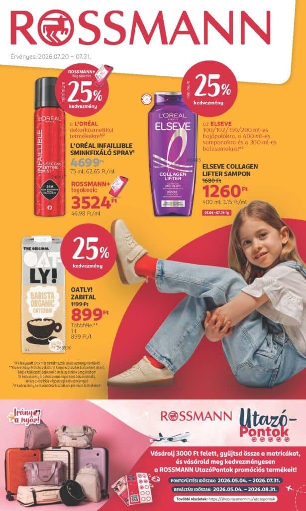 rossmann akciós újság 2026 07 20