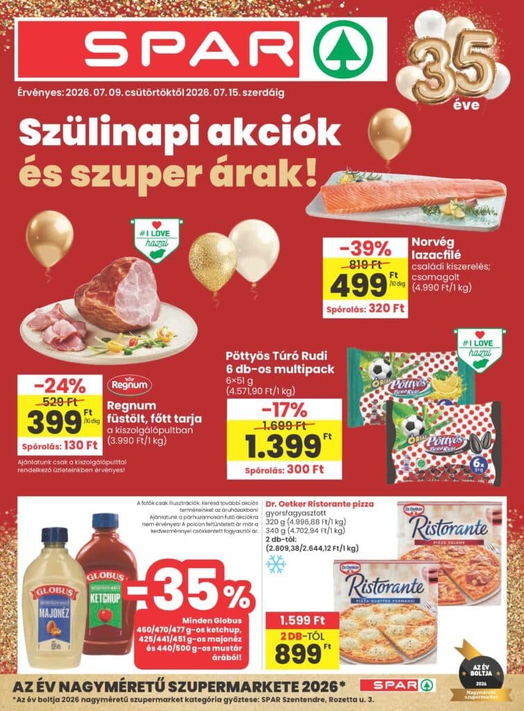 spar akciós újság 2026 28 hét