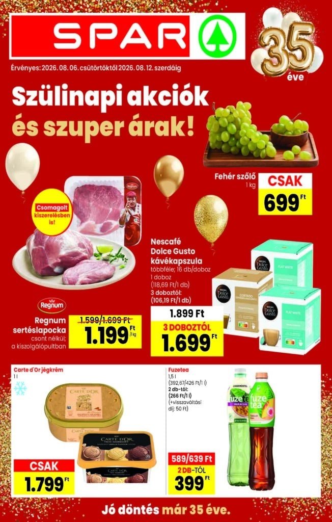 spar akciós újság 2026 32 hét