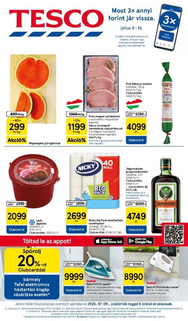 tesco hipermarket akciós újság 2026 28 hét