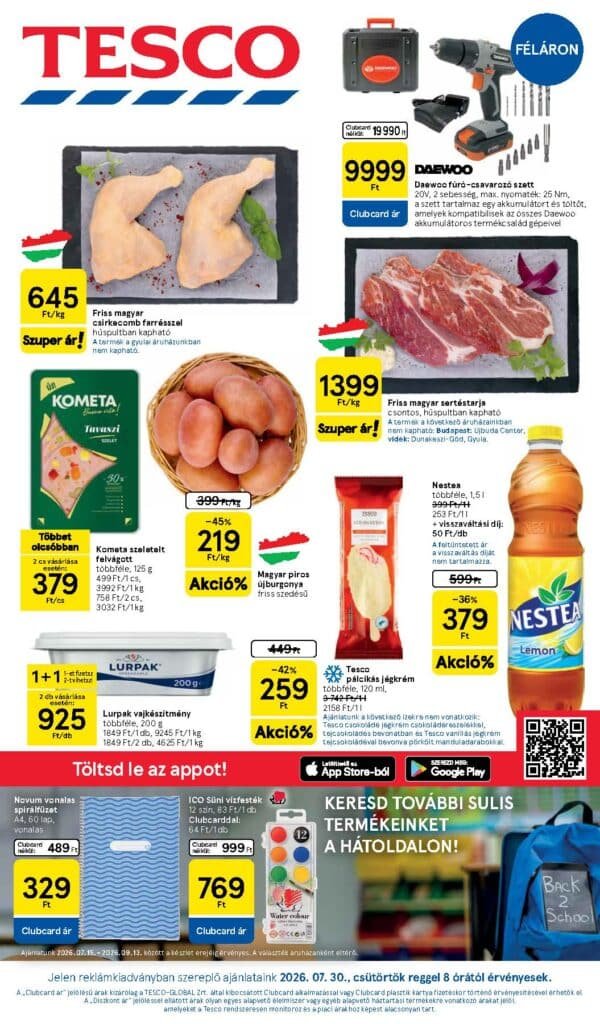 tesco hipermarket akciós újság 2026 31 hét