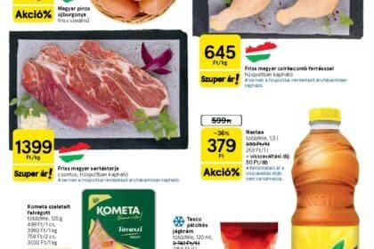 tesco szupermarket akciós újság 2026 31 hét