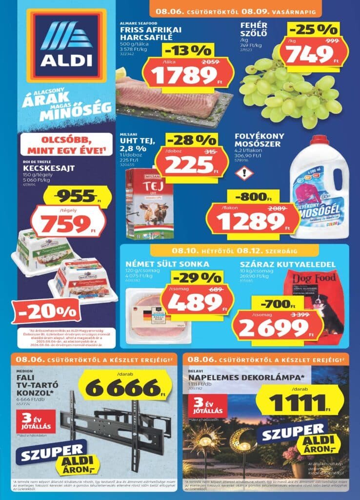 aldi akciós újság 2026 32 hét